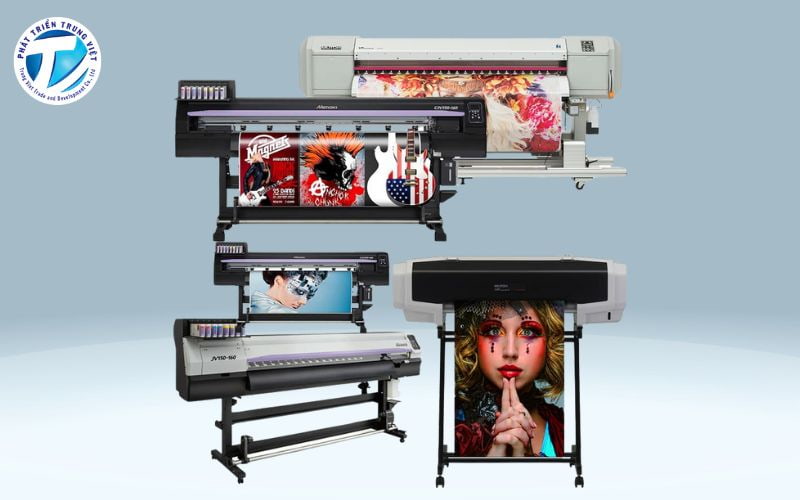 Chú ý đến công nghệ in và đầu phun khi chọn máy in decal cuộn